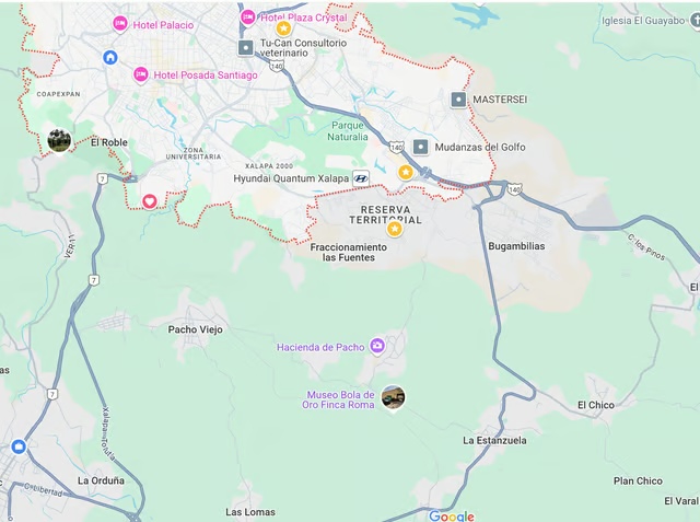 Mapa regional de Residencial Victoria